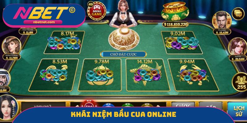 Khái niệm Bầu cua online