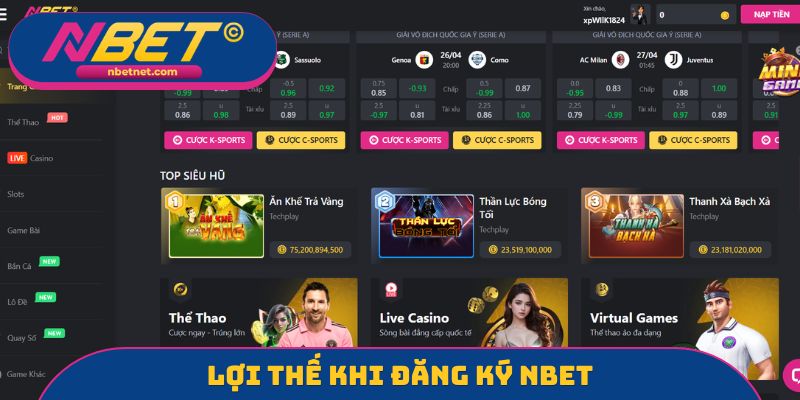 Lợi thế khi đăng ký NBET
